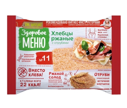 Picture of Դր․Նատուրի Չորահաց Եգիպտացորեն-ցորեն N12 90գ