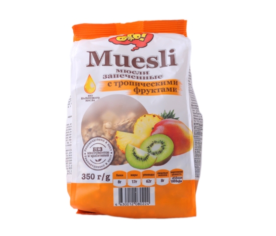 Picture of Օգօ Մյուսլի Արևադարձային մրգեր 350գ