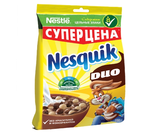 Picture of Նեսքվիկ Պատրաստի նախաճաշ Դուո Կաթնային շոկոլադ 250գ