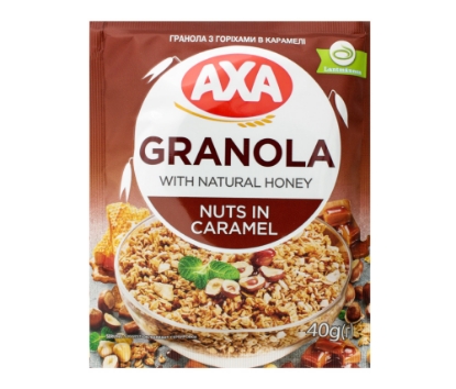 Picture of Աքսա Գրանոլա Ընկույզ Կարամել 40գ