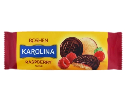 Picture of Ռոշեն Շոկոլադապատ թխվածքաբլիթներ Կարոլինա Ազնվամորու համով 135գ