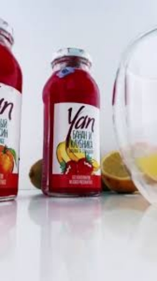 Picture of Յան Բանան և Ելակ Բնական Հյութ 250գ