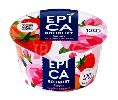 Picture of Էպիկա Յոգուրտ Բուկետ Ելակ / Վարդ 4.8% 130գ