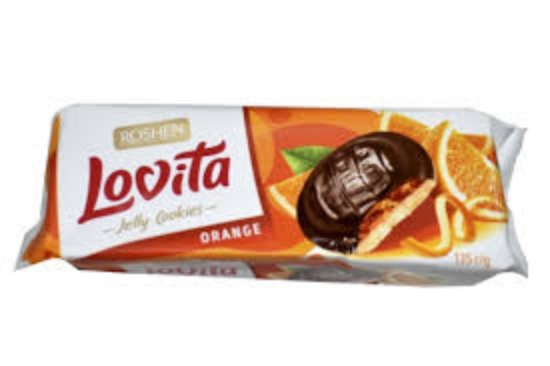 Picture of Ռոշեն Լովիտա թխվածքաբլիթներ  Նարնջի համով 135գ   (1 տուփը՝ 21 հատ)