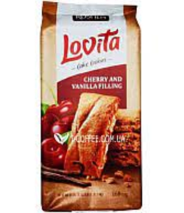 Picture of Ռոշեն Լովիտա թխվածքաբլիթներ  բալ-վանիլային միջուկով 168գ   (1 տուփը՝ 16 հատ)